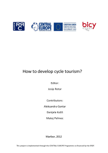How to develop cycle tourism?