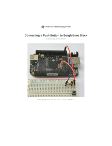 Connecting a Push Button to BeagleBone Black