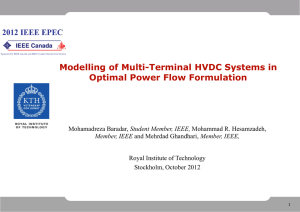 Modelling of Multi-Terminal HVDC Systems in Optimal Power Flow