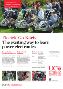 Electric Go-Karts The exciting way to learn power electronics