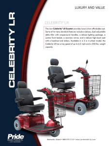CELEbRitY® LR - Pride Mobility