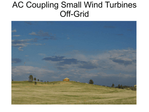 AC Coupling Small Wind Turbines Off-Grid