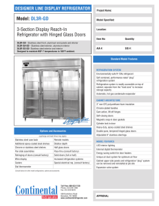 DL3R-GD - Continental Refrigerator