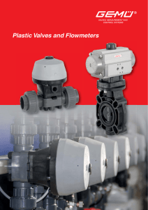 Plastic Valves and Flowmeters