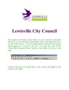 Lewisville City Council