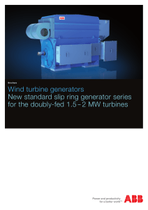 ABB Wind Turbine slippring Generators AMK500