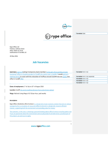 Rype Office Job Description June16