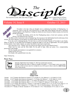 Volume 14, Issue 8 October 13, 2015
