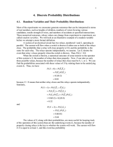4. Discrete Probability Distributions