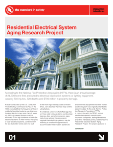 Residential Electrical System Aging Research Project