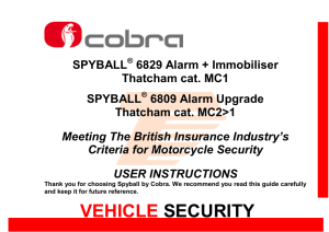 Thatcham user manual