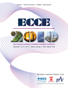 2010 - 2016 IEEE – ECCE Conference