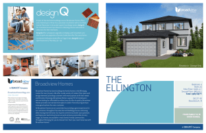the ellington - Broadview Homes