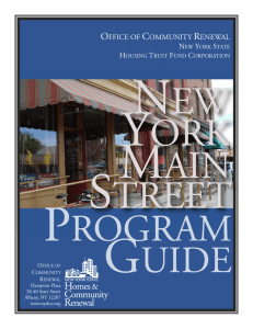NYMS Program Guide - New York State Homes and Community