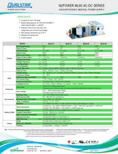 ML60 AC-DC Series datasheet