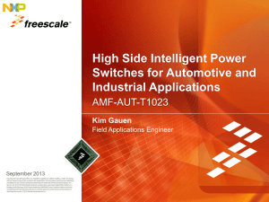 High Side Intelligent Power Switches for Automotive and