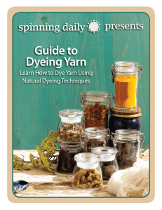 Spinning Daily Presents Guide to Dyeing Yarn