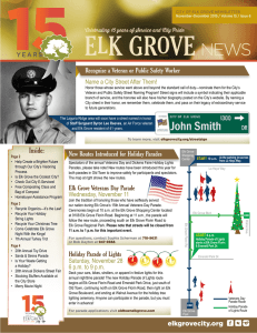 View Newsletter - City of Elk Grove
