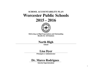 Accountability Plan - North High School
