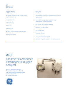 APX Advanced Paramagnetic Oxygen Analyzer
