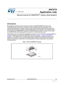 Second source for SNAPHAT® using a dual footprint