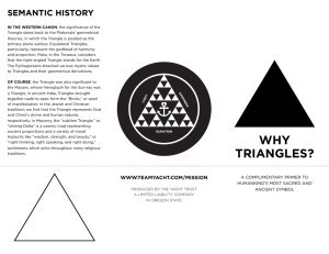 why triangles?