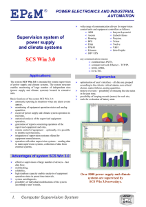 Supervision system of power supply