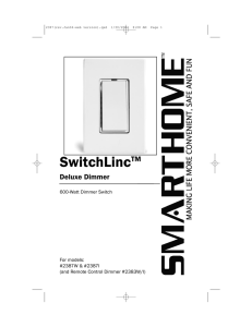 SwitchLinc Deluxe Dimmer