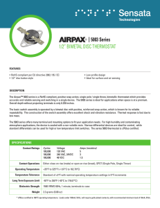 5003 Series - Airpax - Sensata Technologies