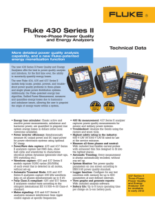 Fluke 430 Series II
