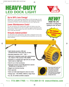 HDLED Series Heavy-Duty LED Dock Light