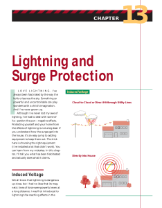 Lightning and Surge Protection