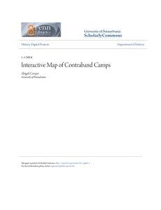 Interactive Map of Contraband Camps