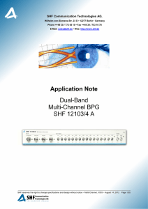 Application Note Dual-Band Multi