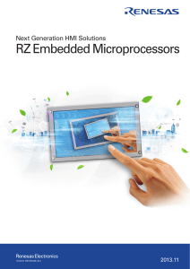RZ Embedded Microprocessors