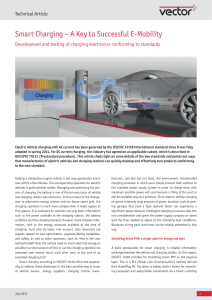 Smart Charging – A Key to Successful Electric Mobility