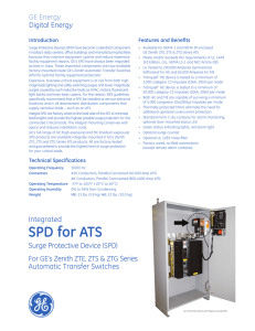 SPD for ATS - GE Industrial Solutions