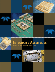 integrated assemblies - Teledyne Microwave Solutions