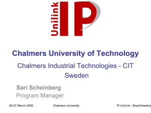 Chalmers University of Technology - IP