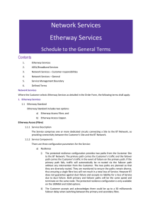 Etherway Services - BT Global Services