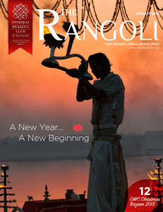 Rangoli January 2016 - The Overseas women`s club of Bangalore