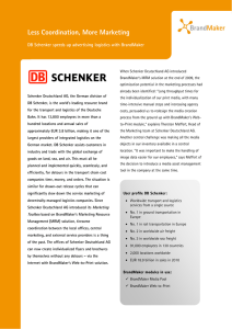 Use Case BrandMaker at DB Schenker: Less coordination, more