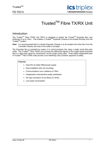 Trusted Fibre TX/RX Unit