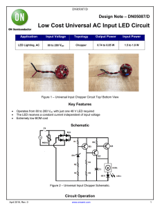 Low Cost Universal Input AC LED Circuit