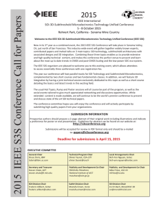 2015 IEEE S3S Conference Call for Papers