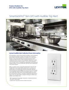 SmartlockPro® Slim GFCI with Audible Trip Alert