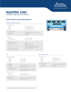maestro 4000 - Boston Scientific