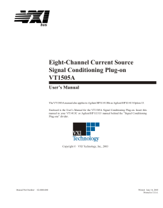 Eight-Channel Current Source Signal Conditioning