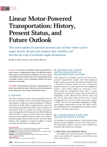Linear Motor-Powered Transportation: History, Present