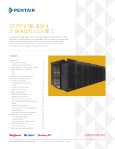 Overview and Design of Data Center Cabinets - Schroff